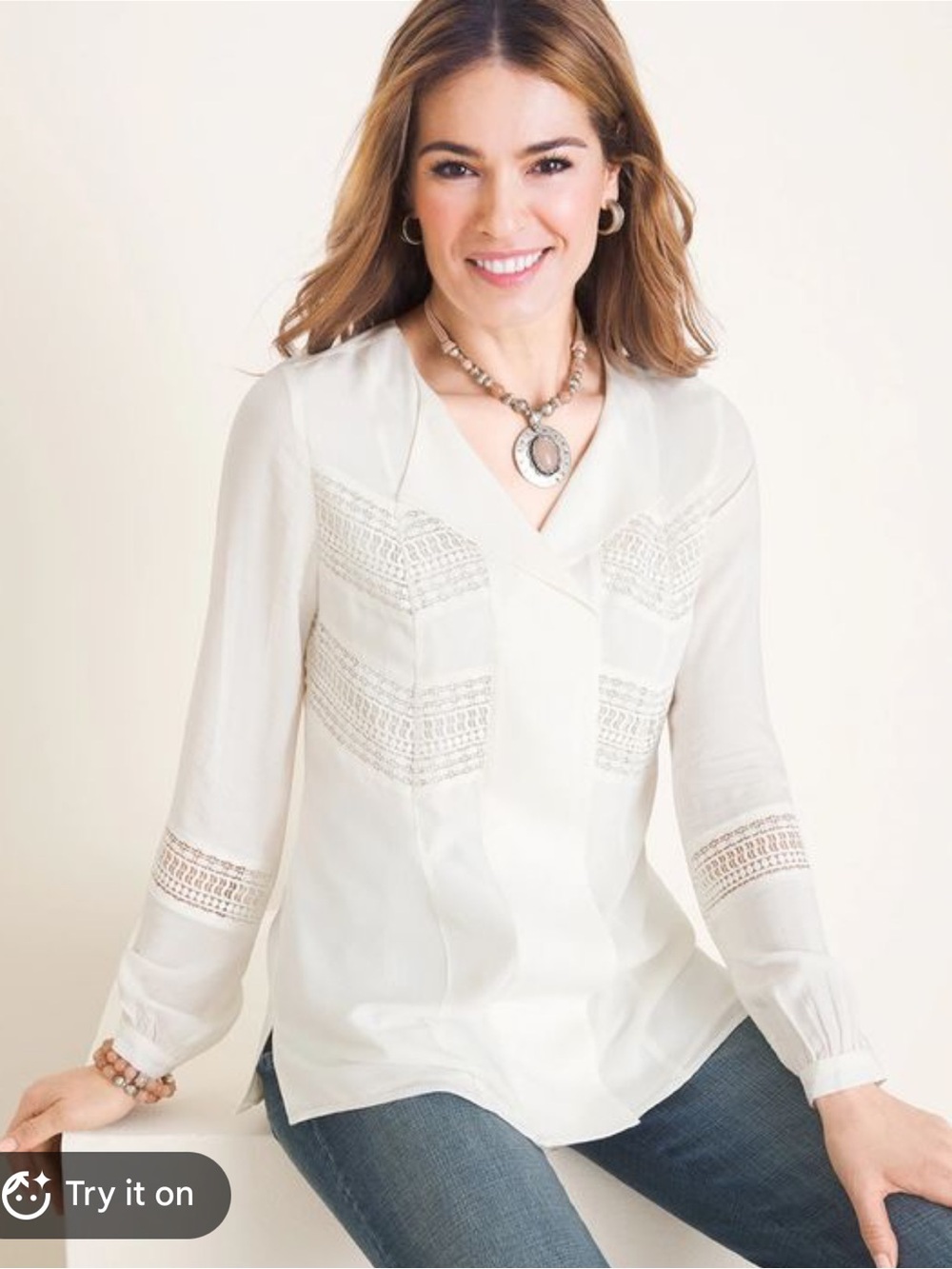 Long sleeve flowy top